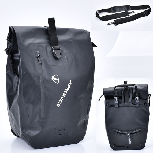 Сумка на багажник MEB 700C NOVA TRUNK BAG BLACK для електровелоcипеда,застібка,наружна та внут.кишен