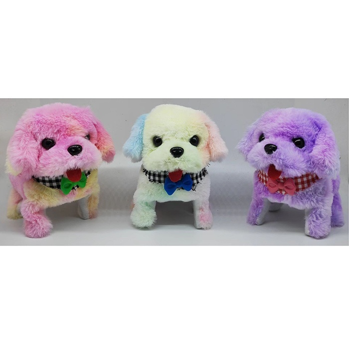 М'яка іграшка MP 2324 собака,рухає головою,ходить,рухає хвостом,мікс кольорів,муз.,бат.,кул.,16-14-9