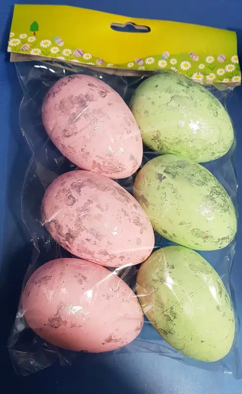 Великодній сувенірний набір "Декоративні яйця 6 штук" PAS11