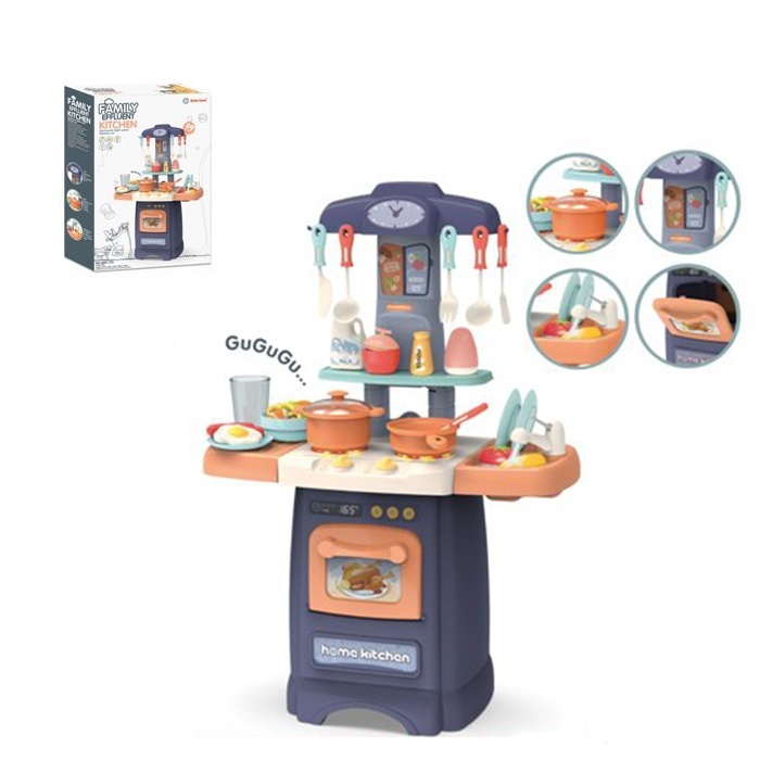 Кухня 889-175 плита,духовка,мийка-ллється вода(бат.),посуд,продукти,,муз.,світло,бат.,кор.,37,5-53,5