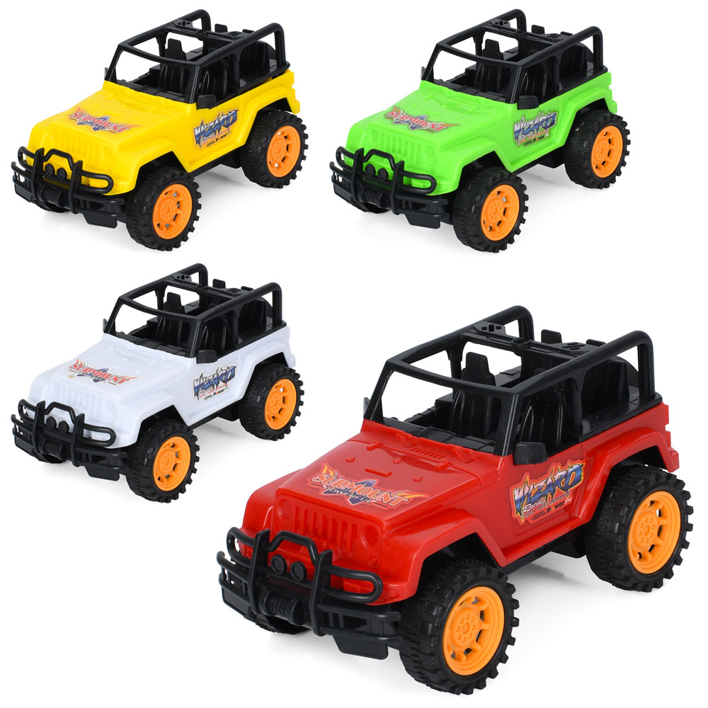 Джип 3812 інерц., 4 кольори, кул., 19-20-8 см.