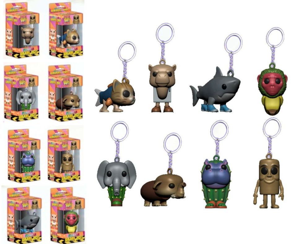 Брелок 98382 монстр, 8 видів, кор., 6-14-5 см.