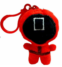 Брелок М'який Гра в Кальмари (8см)