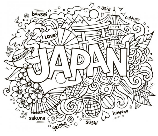 Набір для розпису - антистрес "Японія" ТМ "RIVIERA BLANCA", шт RB-0565