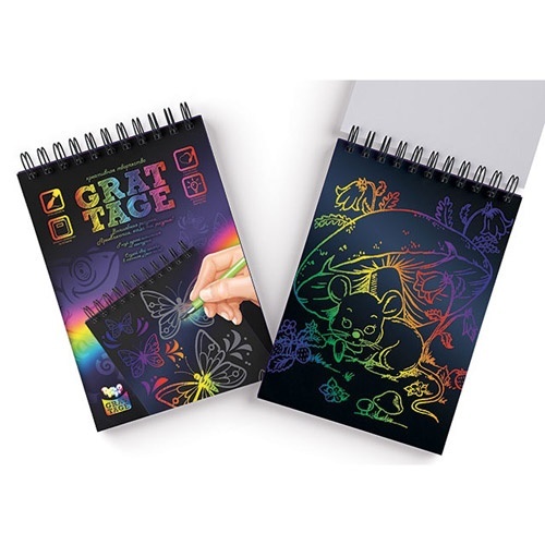 Набір для творчості "GRATTAGE" А5 великий укр.(25), GRT-02-01 ДАНКО ТОЙС 