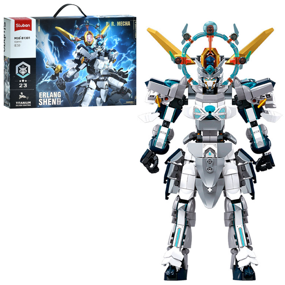 Конструктор SLUBAN M38-B1301 робот-воїн, 554 дет., кор., 42,5-28,5-6,5.см.
