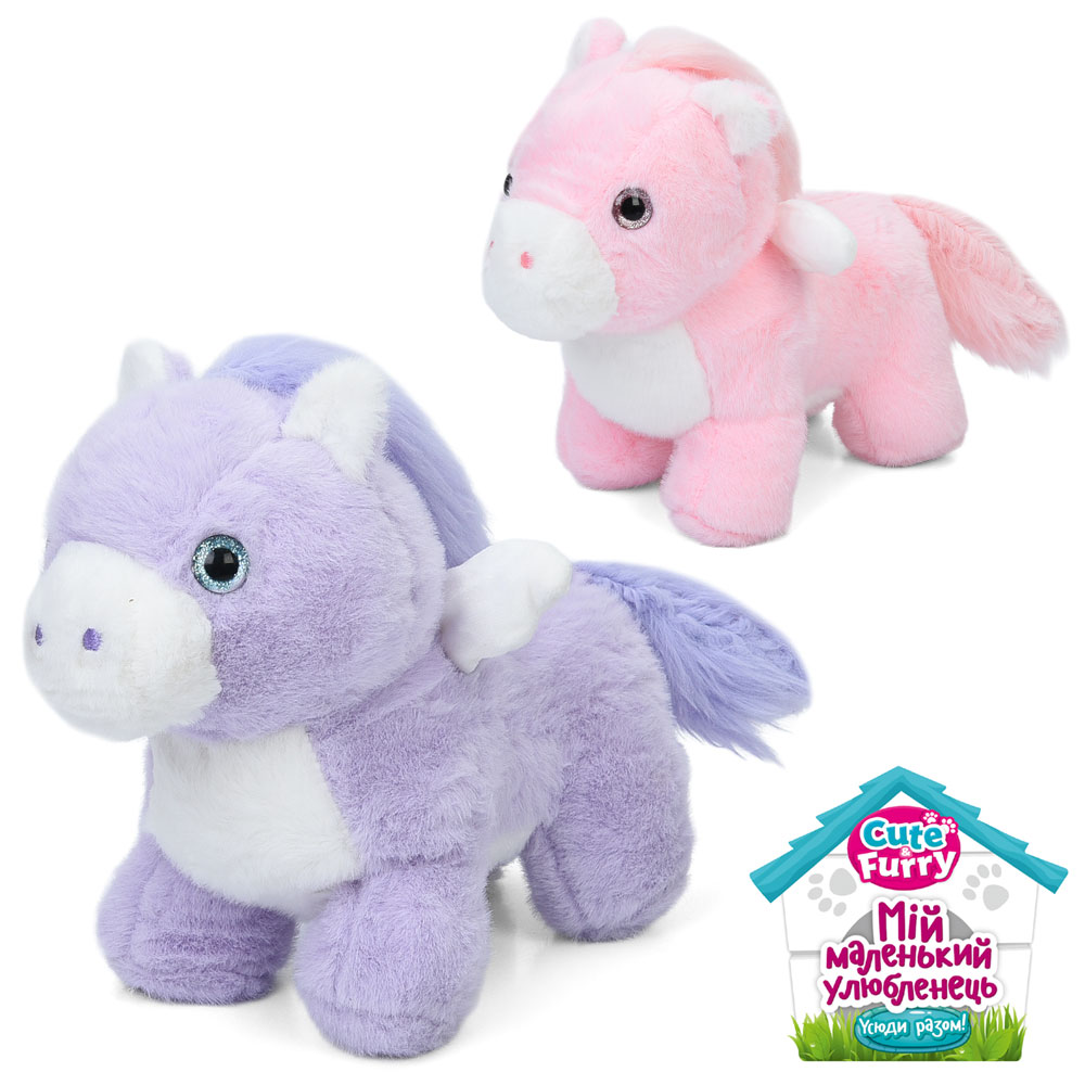 М'яка іграшка YG0280 конячка, пегас, 2 кольори