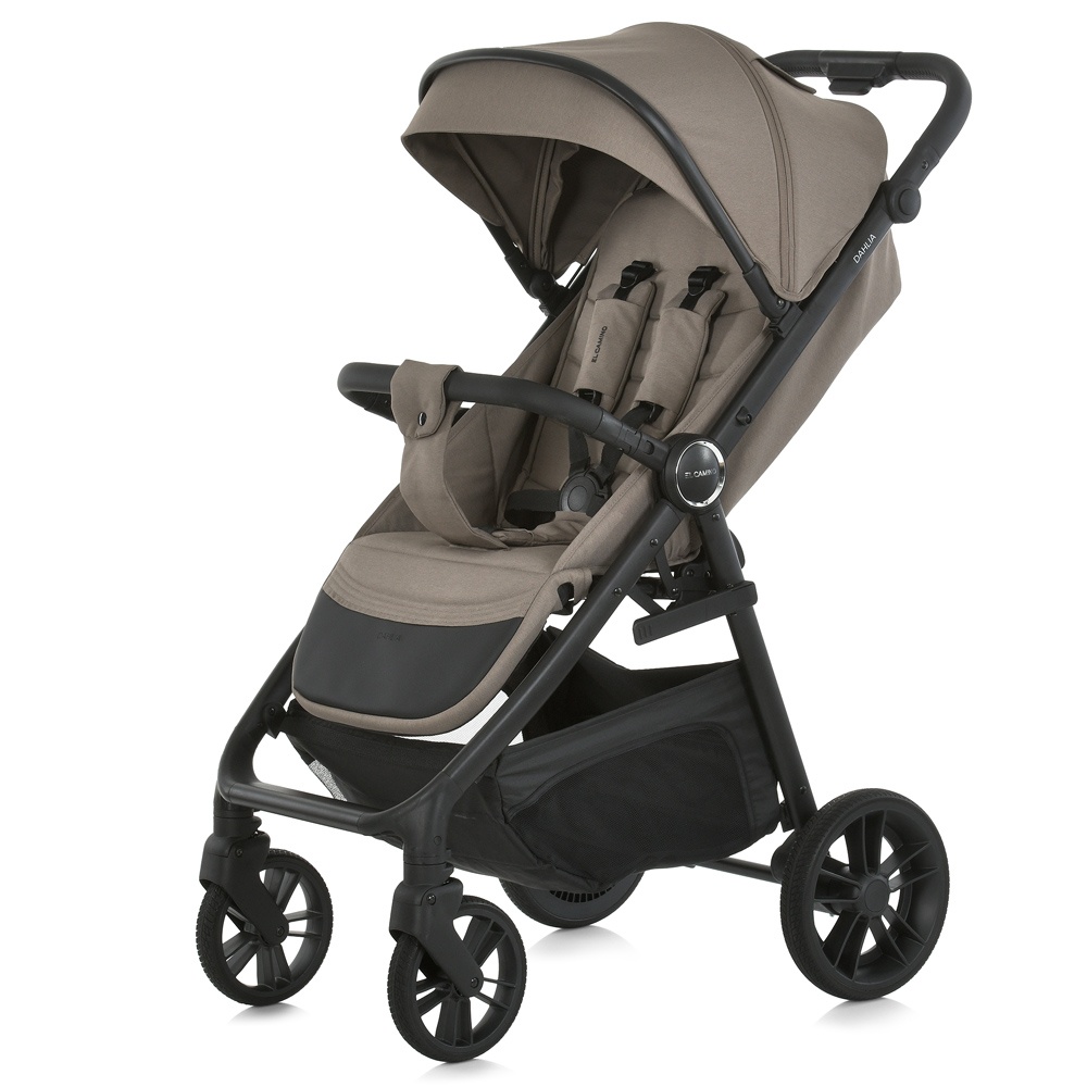 Візок дитячий  ME 1181 DAHLIA Milk Chocolateпрогулянковий,до 22 кг.,PU колеса,регул.ручка,чохол,беж.