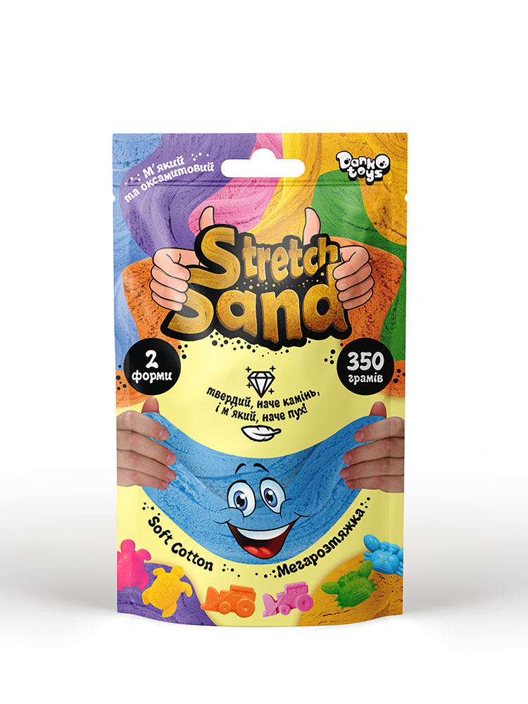 Креативна творчість "Stretch Sand" пакет 350г укр(12) 