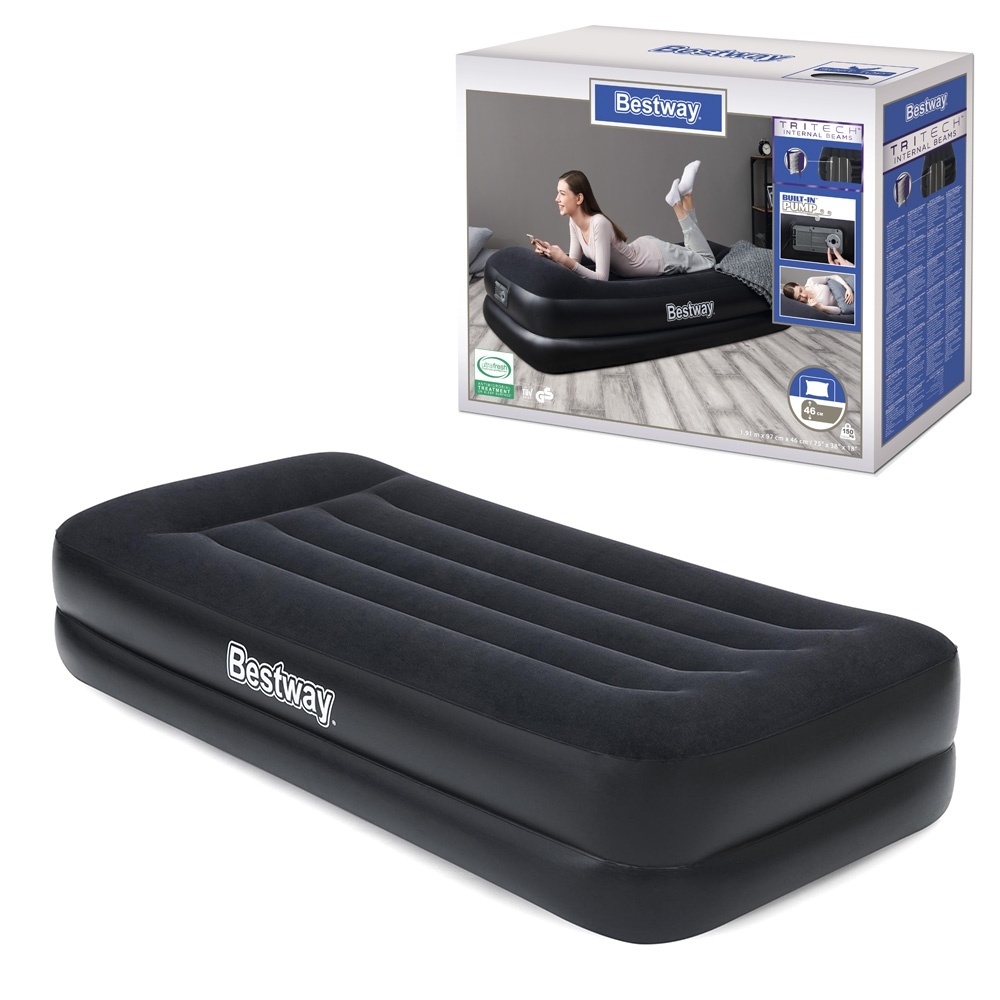 Велюр ліжко BW 67401 насос 220V, 203 см