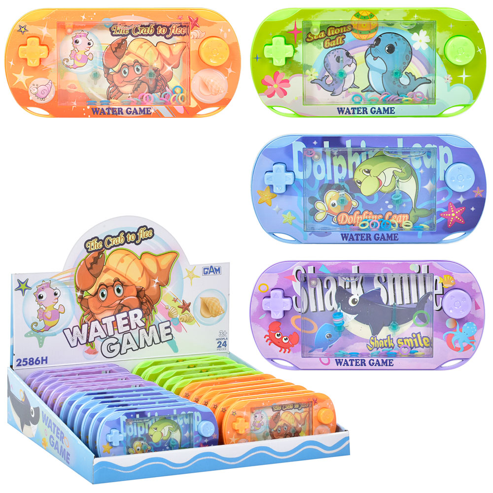 Гра водяна 2586H-G24 морські тварини, 24 шт. (4 види) в диспл., 34-26,5-8 см.