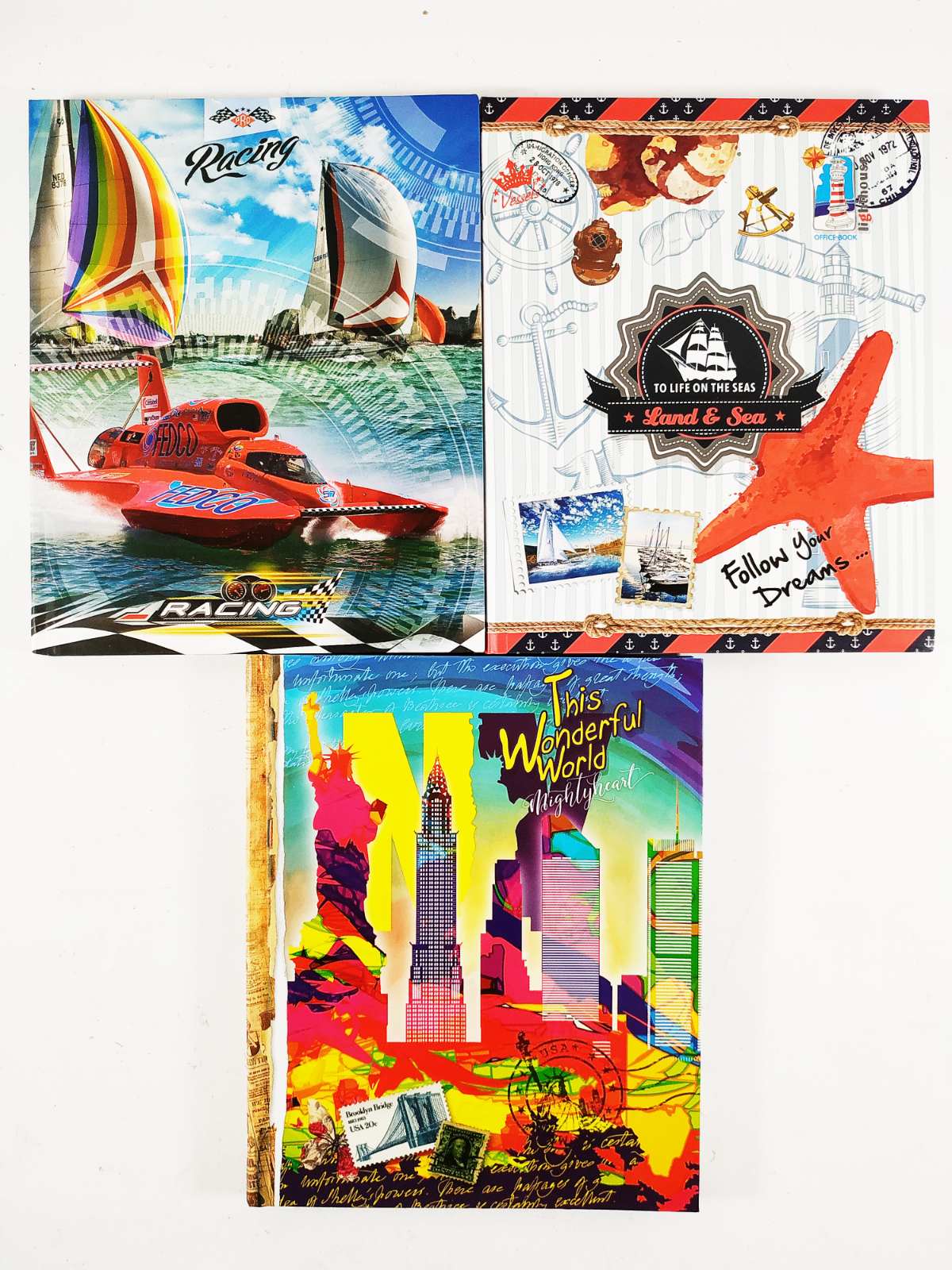 Блокнот, псевдоінтегральна обкл, 96арк, мат+УФ,  165*204мм