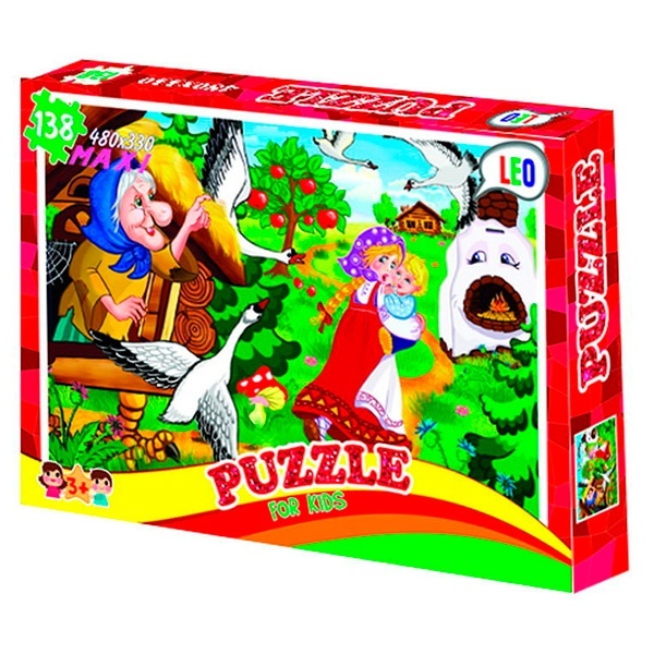 Пазли 22318, 138 ел.  Лео, "Гуси-лебеді"  в кор-ці 32-22-4 см