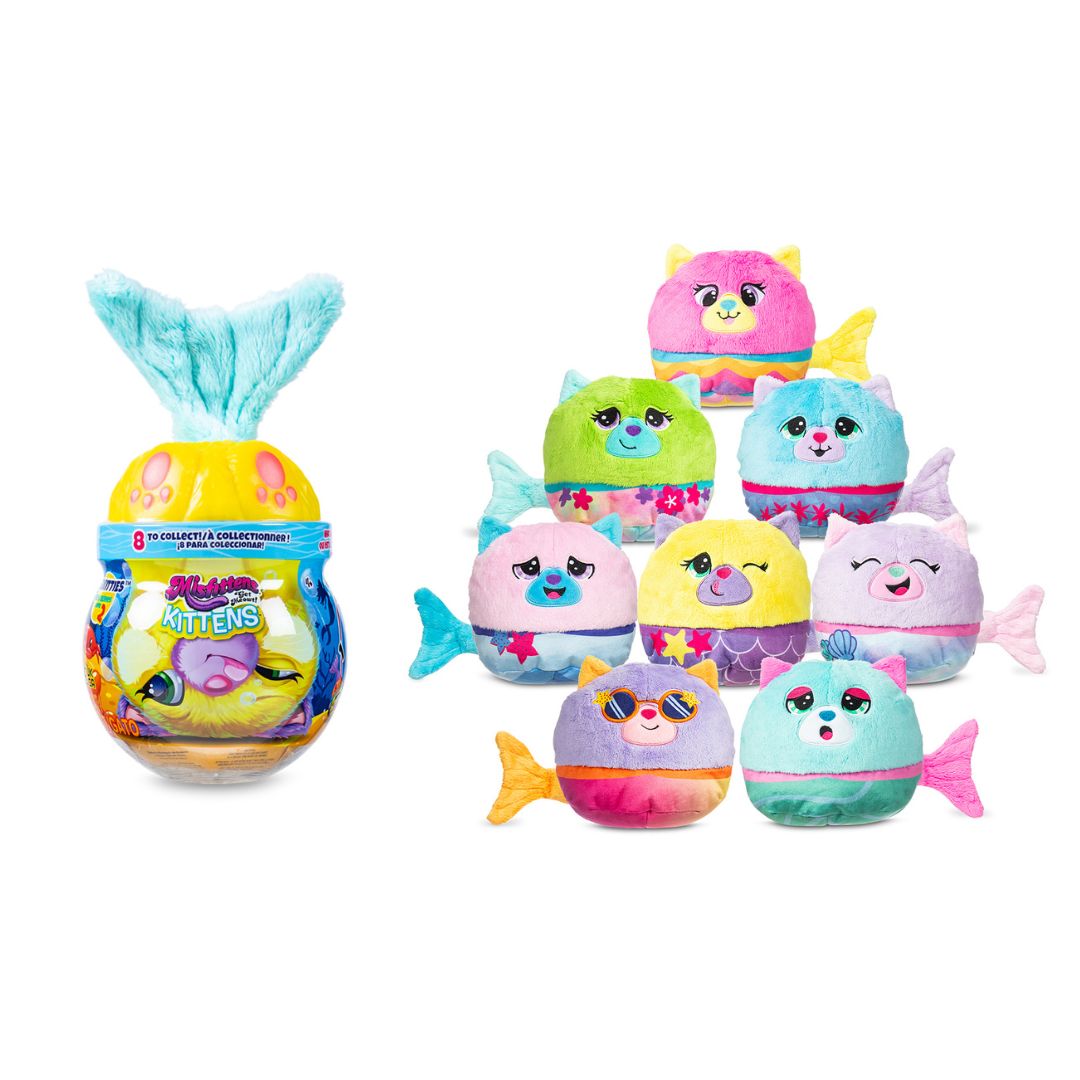 М’яка іграшка MISFITTENS W2 - КОШЕНЯ В АКВАРІУМІ (в асорт.)