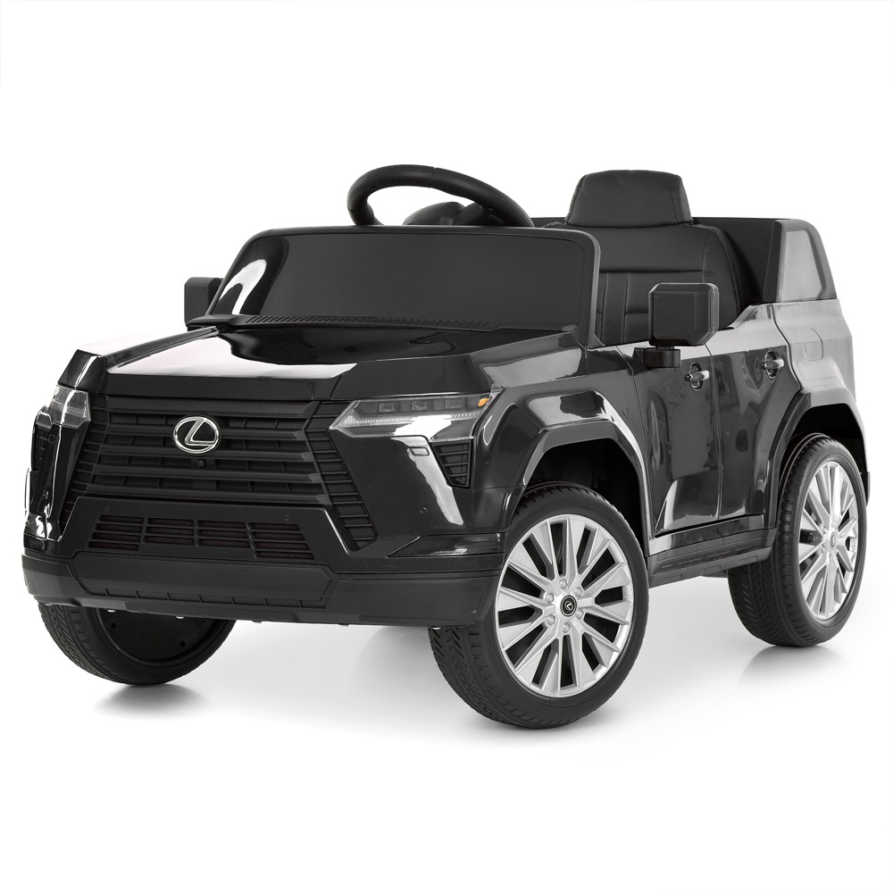 Джип M 6301EBLR-2 радіок.,2,4G, 2*35W,1*12V7-9AH, муз, світло, шкір.сидіння, BT,USB,EVA,чорний