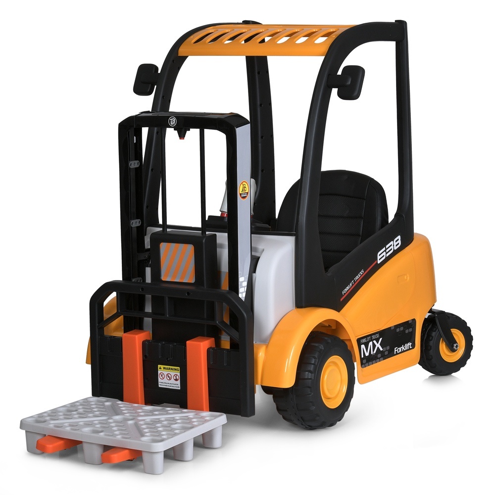 Навантажувач M 5989BLR-6 2,4G, 1 акум.12V9AH, 2мотора35W, MP3, USB, TF, EVA/пласт.,муз.,шкіра,жовтий