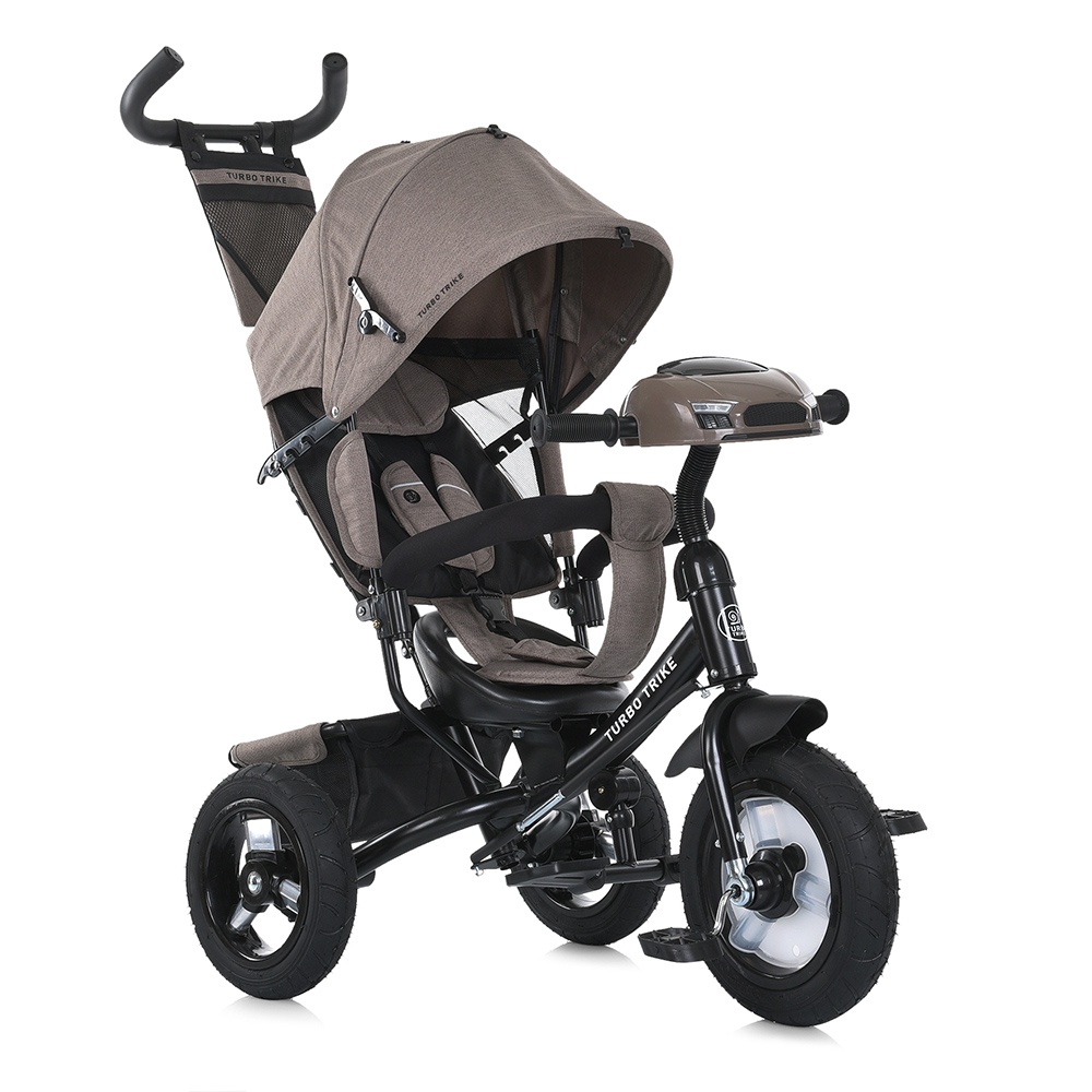 Велосипед MT 1006-5 3 кол.гума(12/10),USB/ВТ,пульт,вільн.хід коліс,гальма,підшипн.,світло,коричневий