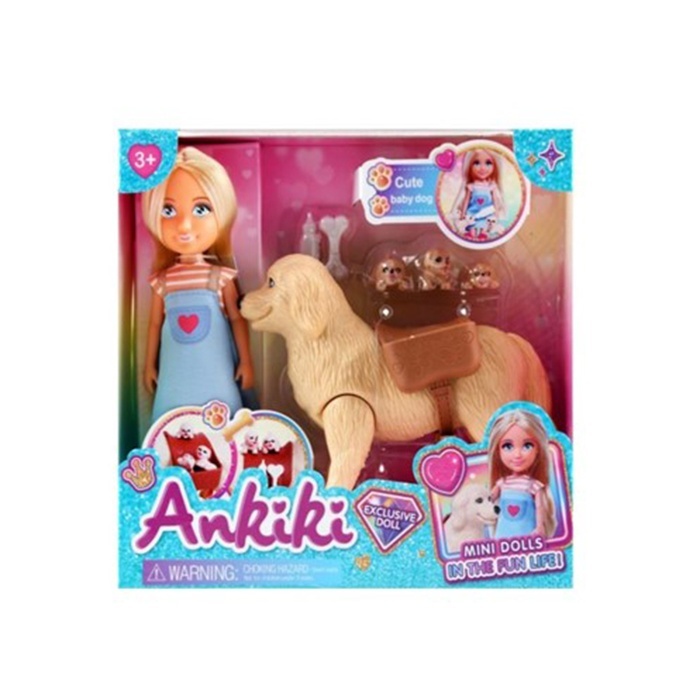 Лялька 606001 собака, цуценята, кор., 17,5-16-7 см.