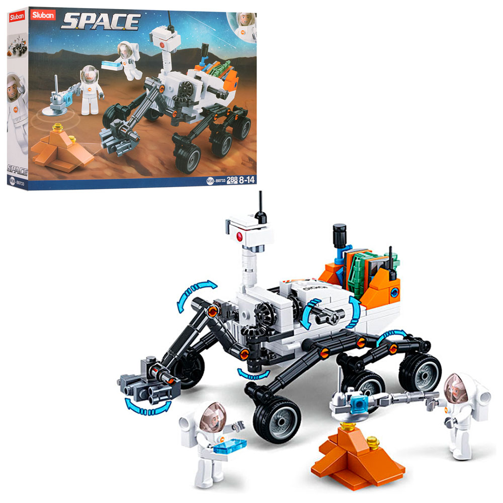 Конструктор SLUBAN M38-B0733 "Space": марсохід, фігурки, 288 дет.
