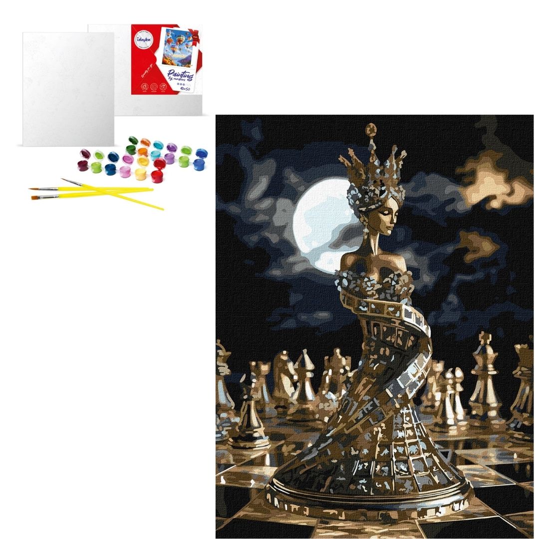 Набір для розпису по номерах "Хід королеви" 30х40см