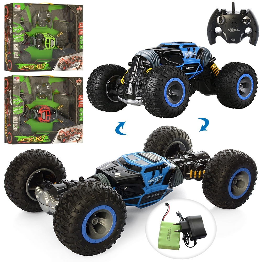 Машина UD2170A радіокер. 2,4G, акум., трюкова, гум.колеса-надув.,3 кольори, кор., 49-38.5-12 см.