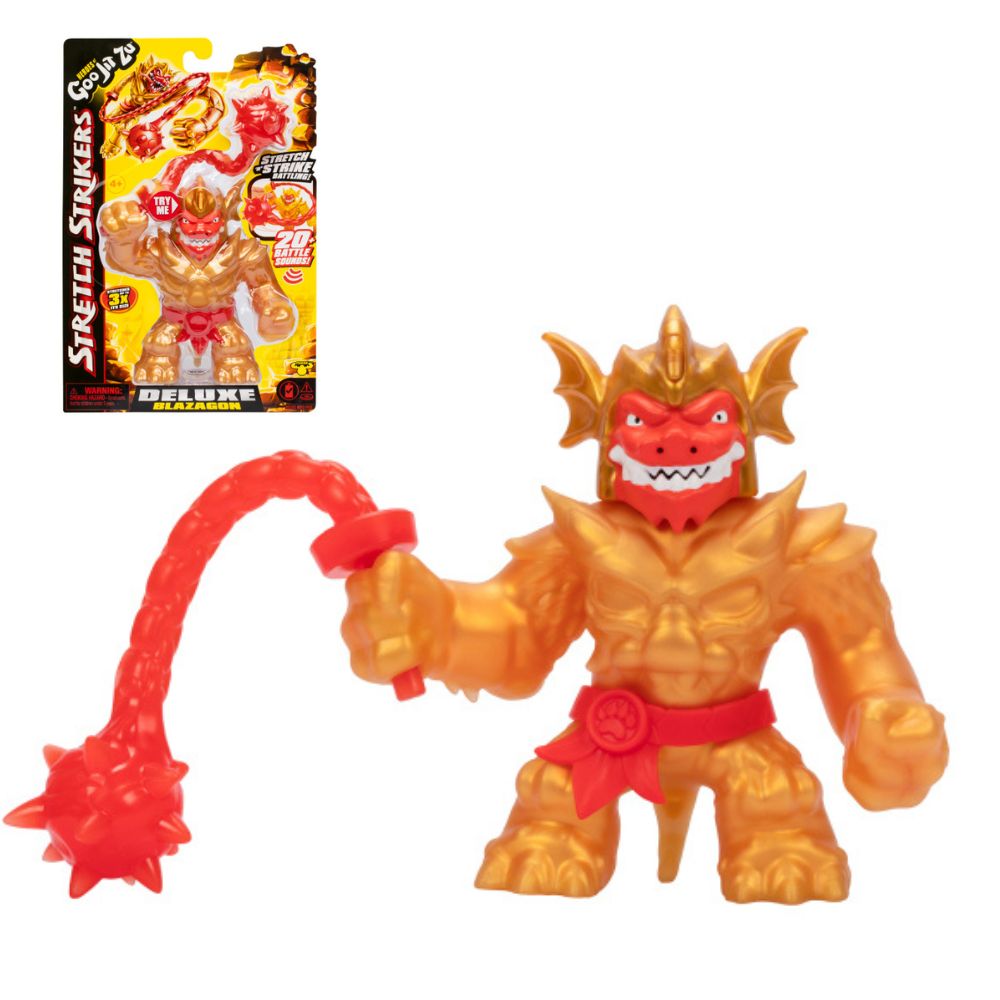 Герої Гуджитсу. Фігурка, що розтягується Блейзагон делюкс (Стретч Страйкерс). Ігровий набір ТМ "GooJ