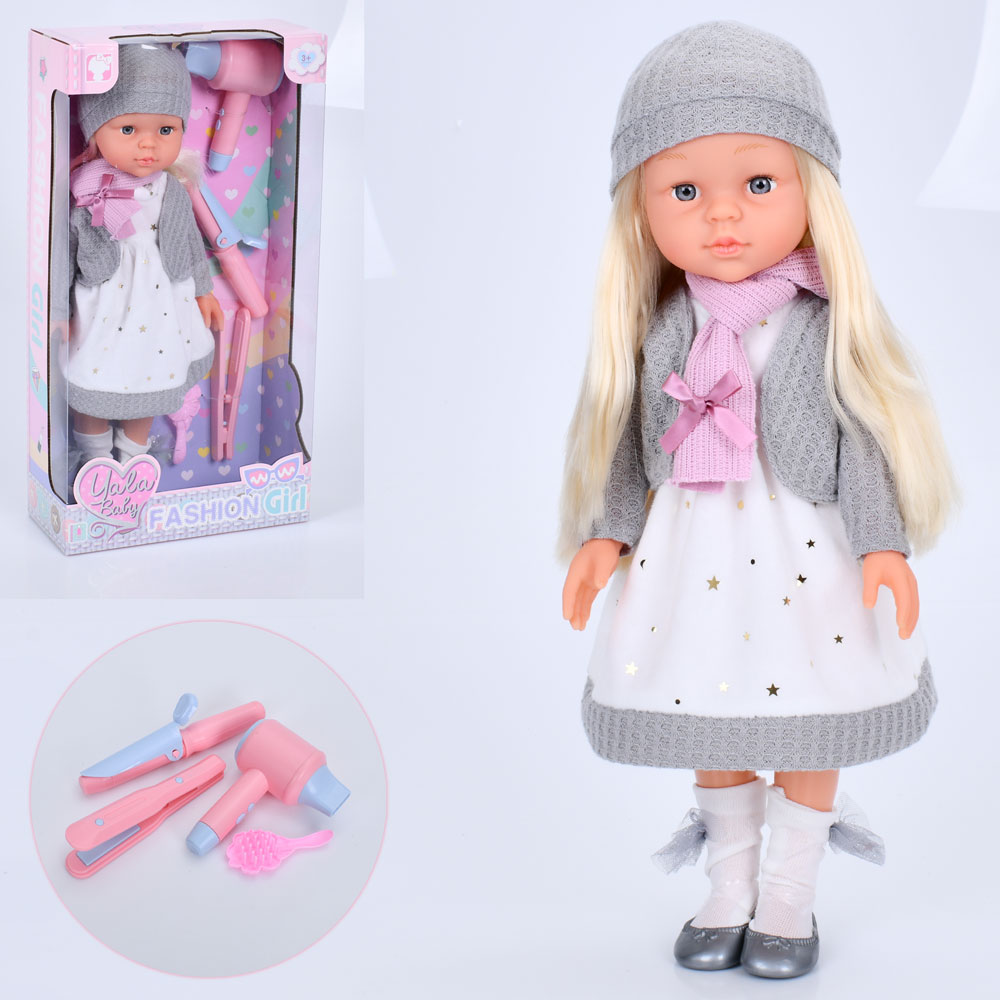 Лялька RT240C набір перукаря (фен, плойка, гребінець), кор., 23,5-44,5-10,5 см.