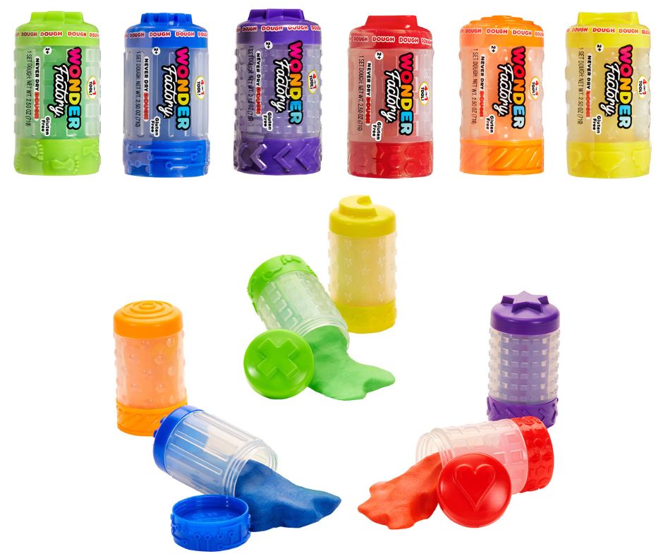 Маса для ліплення, що не засихає, WONDER FACTORY – СВІТ КОЛЬОРУ ТА ФОРМИ (в асорт., в дисп.)