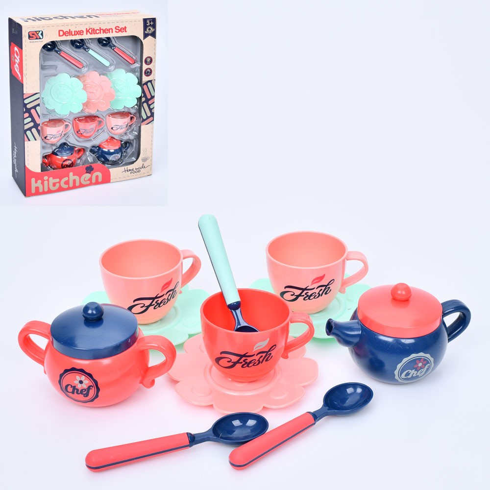 Набір посуду SK38C чайний сервиз на 3 персони, солодощі, кор., 25,5-32,5-6,5 см.