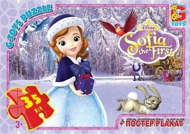 SF001 Пазли ТМ "G-Toys" із серії "Софія прекрасна", 35 ел. 