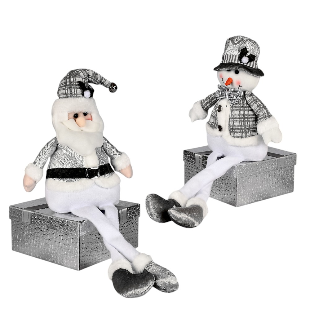 Фігура новорічна "Santa Snowman" 70см R96538
