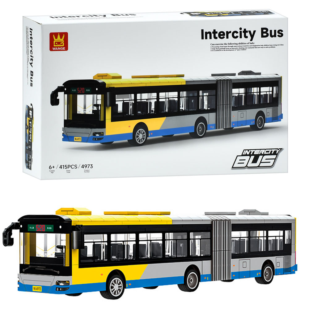 Конструктор 4973 міська серія, автобус, 415 дет., кор., 40-25-8,5 см.