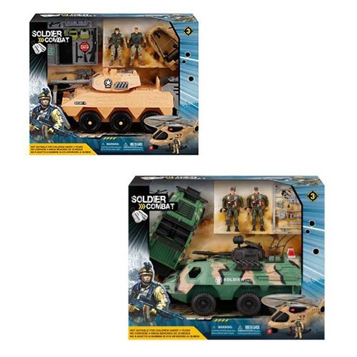 Солдати у наборах 81-55FG фігурки 2 шт., техніка, зброя, 2 види, кор. 42-15-34 см.