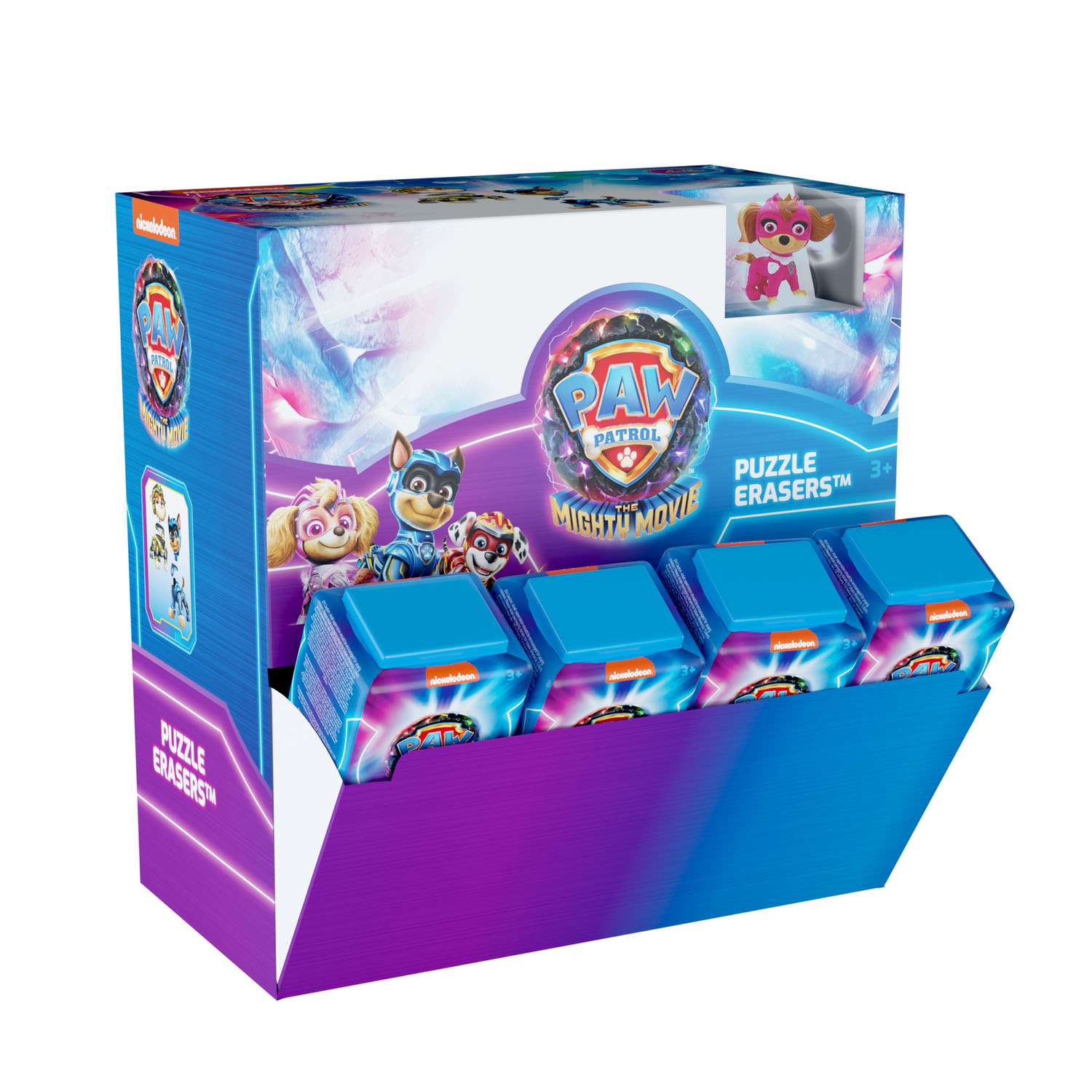 Гумка PAWM1210 Щенячий патруль,склад.як конструктор,кор.(сюрприз),24шт.(мікс видів)в диспл.,23-24-13