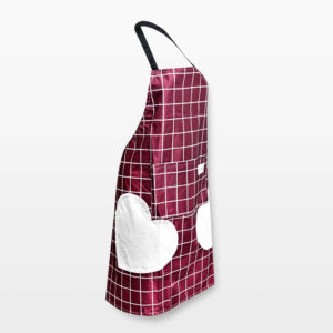 Фартух тканинний з кишенею 68*68см R89979