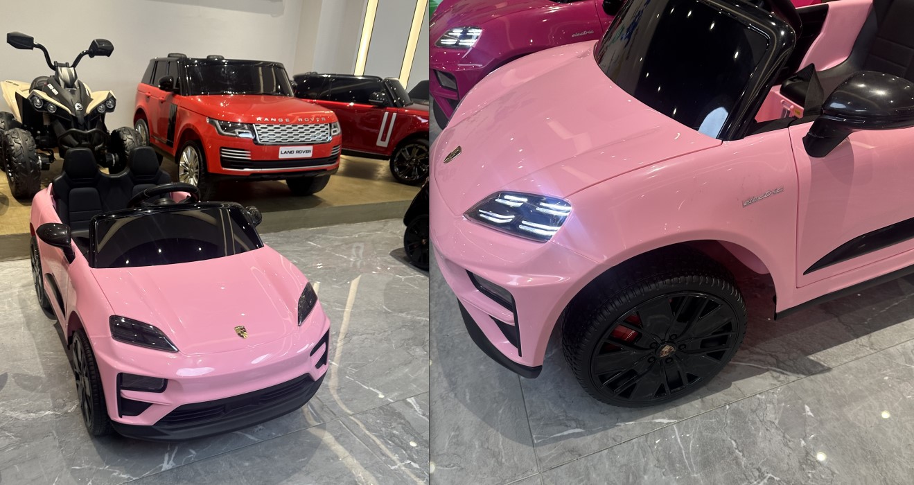 Машина M 6314EBLR-8 радіо/к 2,4G,2мотори35W,1акум12V9AH,EVA,USB,SD,BLUETOOTH,MP3,шкіра,світ.рож