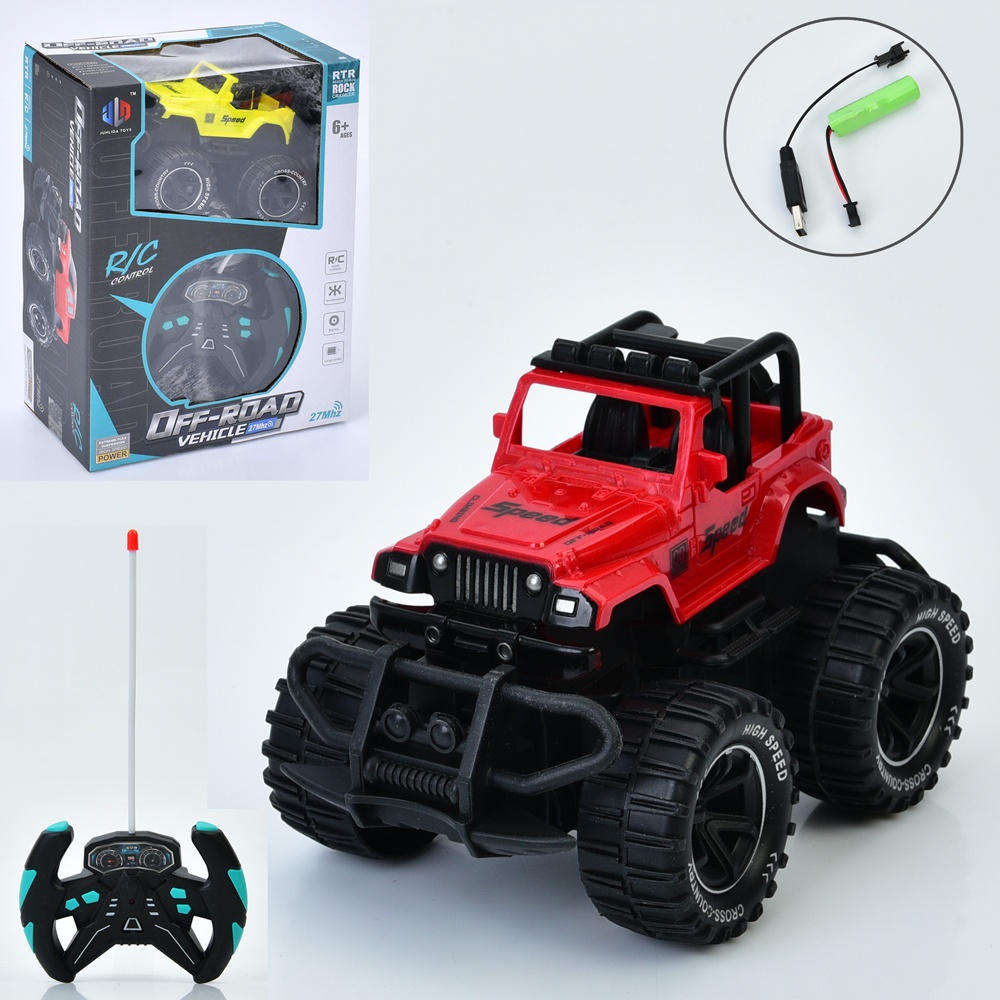 Джип 807-37 радіокер., акум., USB, 2 кольори, кор., 20-27,5-11,5 см.