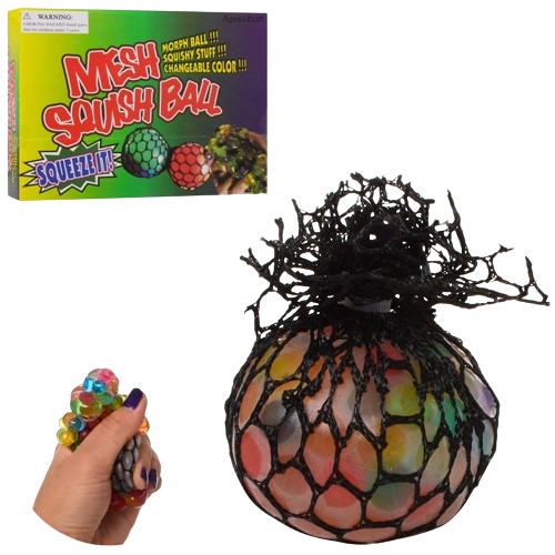 Іграшка MS 0416-5 антистрес, виноград, багатобарвний орбіз, 24 шт. в диспл., 26-20-5 см.