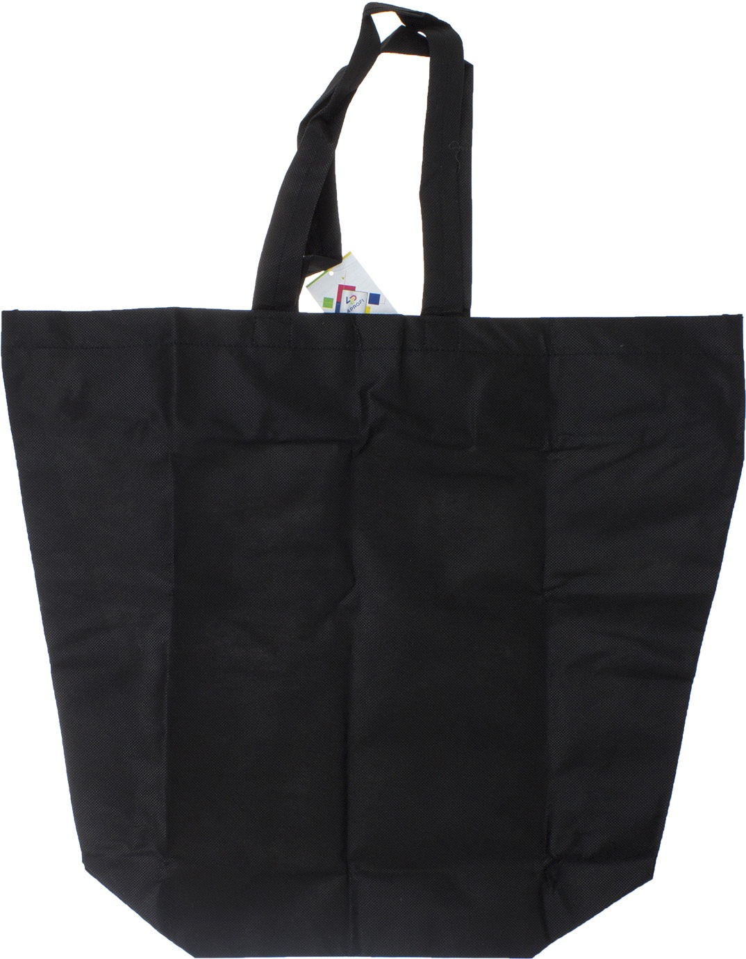 Сумка на блискавці чорний (спанбонд) 38х53 см