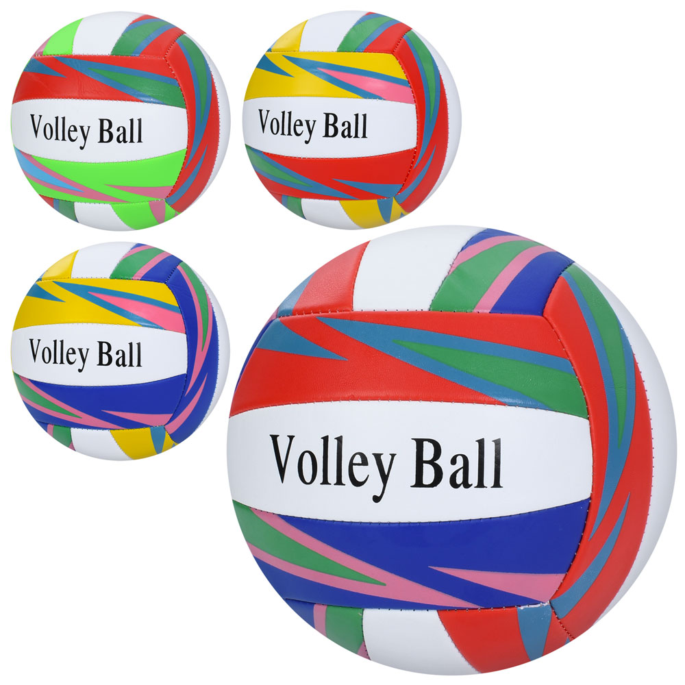 М'яч волейбольний MS 4923офіційний розмір, 240-260г, 4 кольори, у пакеті