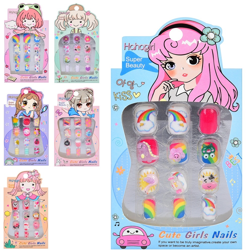 Косметика CDJ3201 наліпки на нігті, мікс видів, упак. 12 шт. в кул., кор., 10-7-1 см.