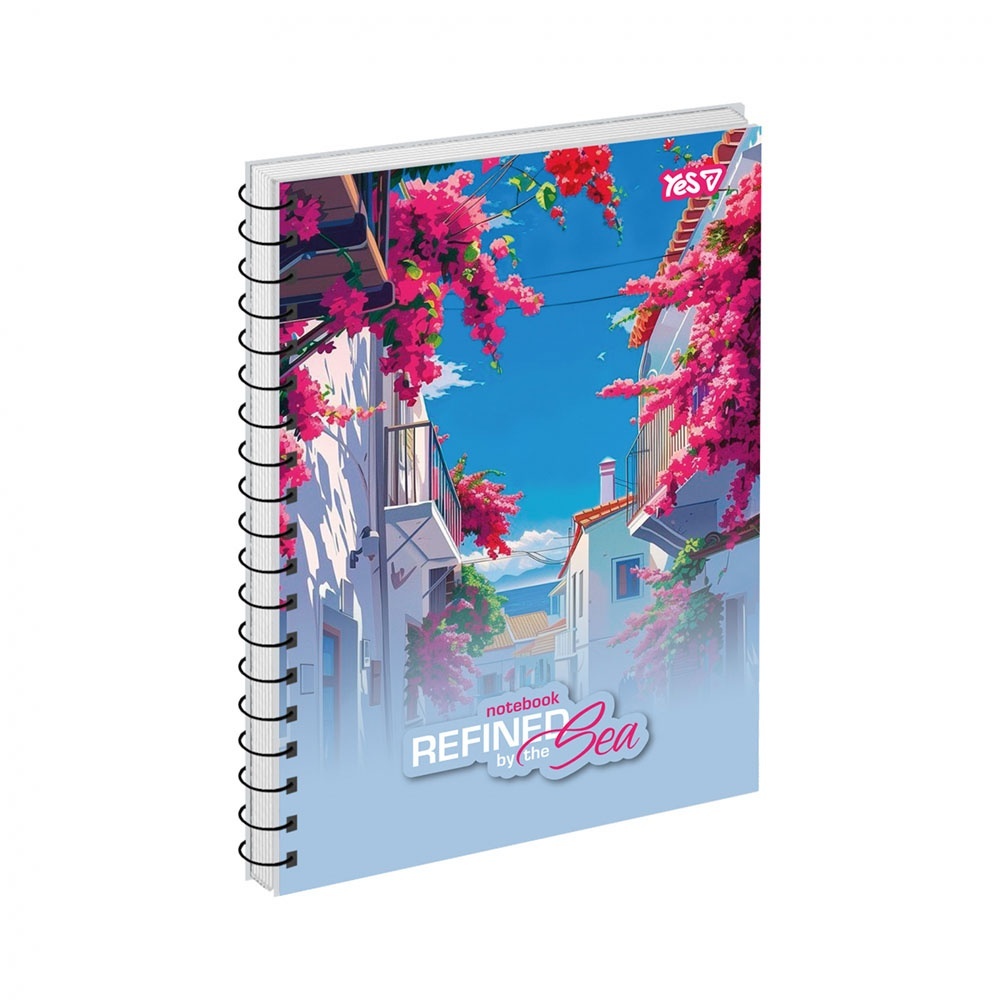 Зошит для записів Yes А5/80 од.спіраль "Refined Sea.Рink" ВДЛ