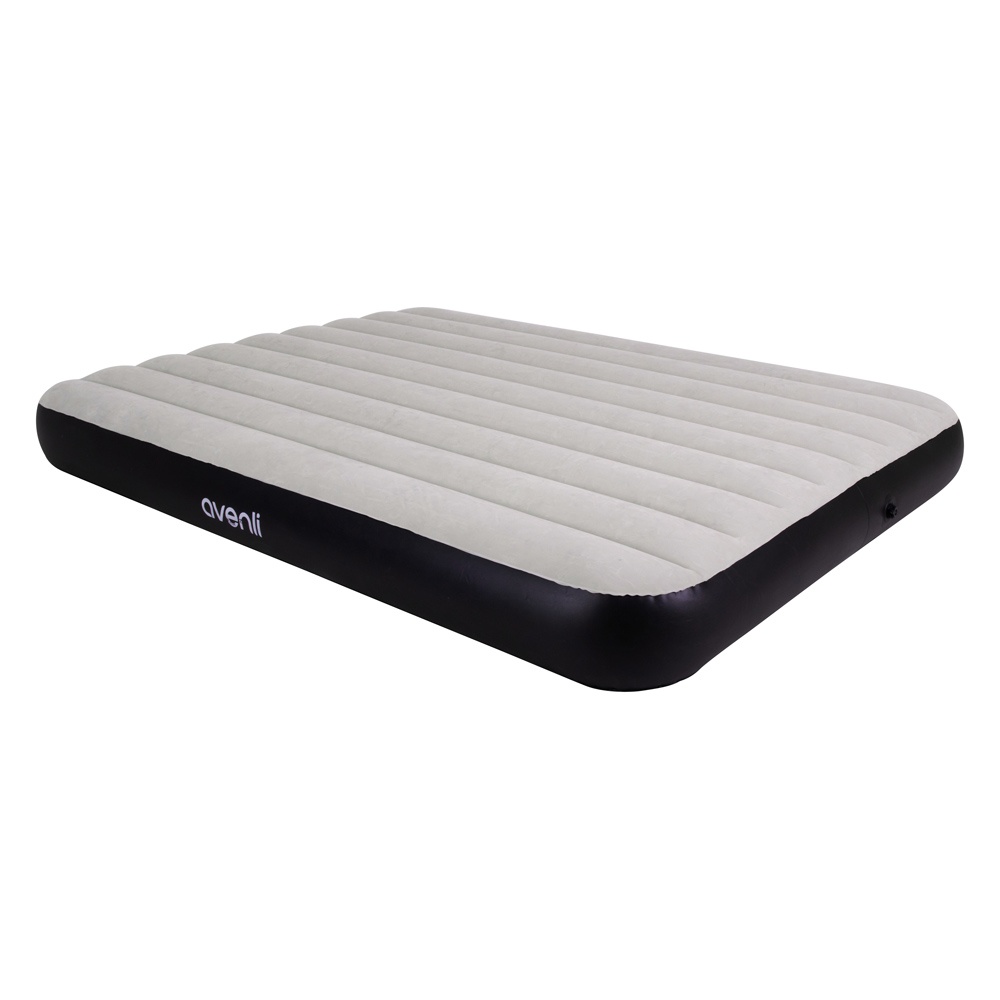 Велюр матрац 24164 надувний, 203х152х25см, флок. покриття.,приміщення/вулиця,  до 300кг