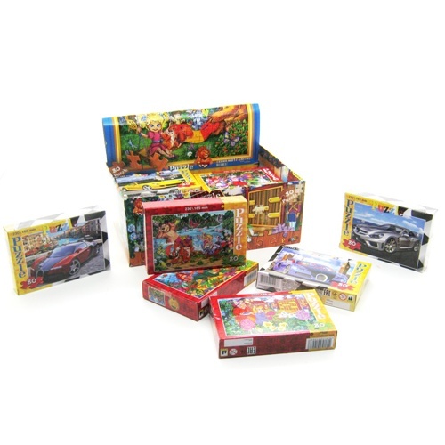 Пазли 120 ел. малі,картонні (40)