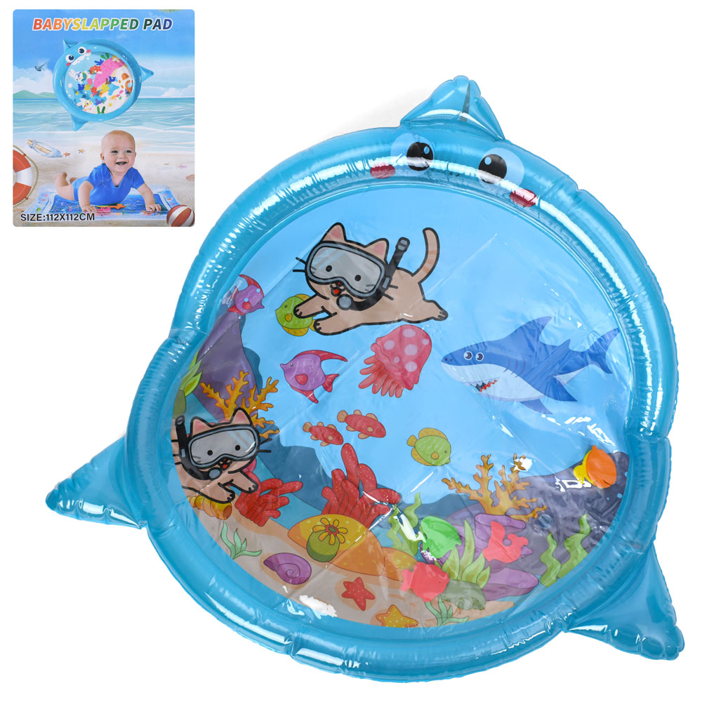 Килимок для немовляти WM-11 морські мешканці, надувний килимок, водяний килимок, 101-98см, у пакеті