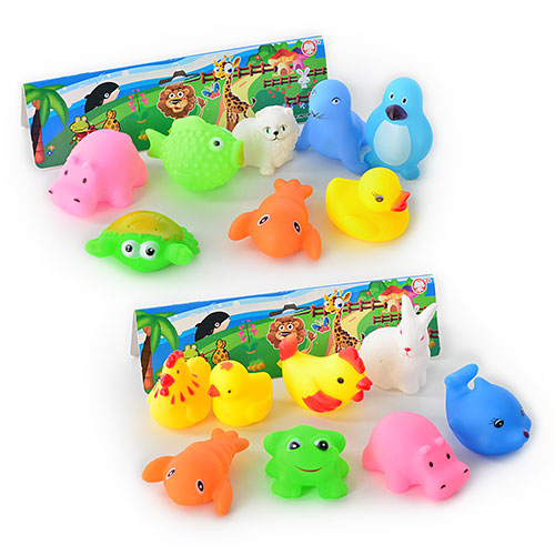 Тварина 133 C6-7 пискавка, 2 види, 8 шт., кул., 20-19,5-5 см