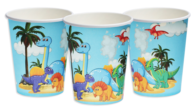 Набір стаканчиків "Динозаври" 10шт/уп