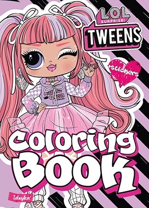 Розмальовка зі стікерами Tweens Ali Dance