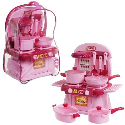 Набір “Cooking Plate with Dishes” (10pcs) рожева (кульок)