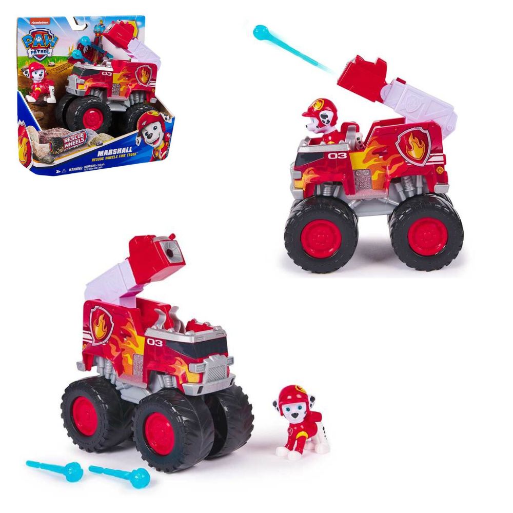 Цуценячий патруль: великий рятувальний автомобіль - трансформер з водієм Маршал(серія Мега колеса)